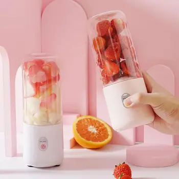 Taşınabilir Mikser USB Elektrikli Meyve Sıkacağı El smoothie makinesi Blender Karıştırma Şarj Edilebilir Mini mutfak robotu meyve suyu fincanı