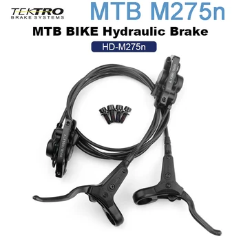 TEKTRO HD-M275n Hidrolik Fren MTB Bisiklet Ön / Arka Frenler 900/1650mm ile 160/180 / 203mm Rotor Dağ Bisikleti Parçaları MT200