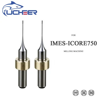 UCHEER 1 adet / takım Diş Freze burs DLC Kaplama İmes İcore 750 freze zirkonyum blok Mevcut Boyutu 0.6 mm, 1.0 mm, 2.5 mm