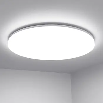 Ultra İnce Led Tavan Lambası 18W LED Ampul 36W 24W Modern Panel tavan ışıkları fikstür Oturma Odası Yatak Odası İçin iç mekan aydınlatması