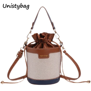 Unistybag omuzdan askili çanta Retro Kadınlar için Crossbody Çanta tasarımcı çantası PU Deri Kova Çanta Bayanlar Lüks Çanta Bolsas De Mujer
