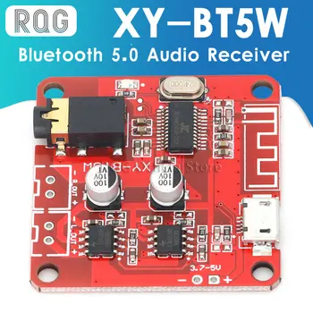 XY-BT5W DC 3.7~5 V Bluetooth 5.0 Ses Alıcısı 5 w + 5 w Stereo güç amplifikatörü Kurulu