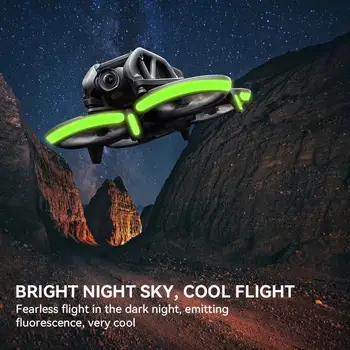 Yansıtıcı Etiket DJI Avata PVC Drone Renkli Sinyal Aydınlık Çıkartmalar DJI Avata Drone Gece Uçuş Aksesuarları