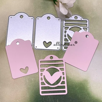 Yeni Aşk etiketi dekorasyon DIY Zanaat Metal Kesme Die Karalama Defteri Kabartmalı Kağıt Kartı Albümü Zanaat Şablon şablon Kalıpları