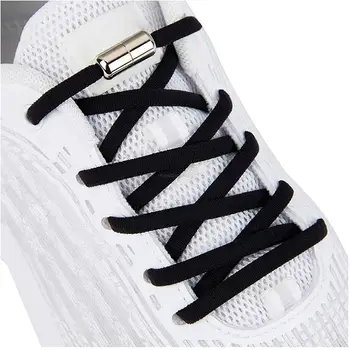 Yuvarlak Elastik Ayakabı Hiçbir kravat Ayakkabı bağcıkları Çocuklar ve Yetişkin için Sneakers Ayakkabı Bağı Hızlı Bağcıkları Ayakkabı Damla nakliye toptan
