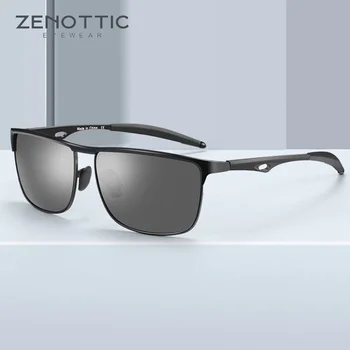ZENOTTIC Alüminyum Spor Polarize Güneş Gözlüğü Erkekler İçin Aynalı UV400 Parlama Önleyici Sürüş Güneş Gözlükleri