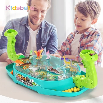 Çocuk Mancınık Mermer Oyuncak Dinozor Savaş Kurulu Oyun Ebeveyn-çocuk Çift Oyun Makinesi Eğitici 2 oyuncu Savaş Masa Oyunları