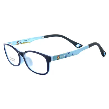 Çocuklar Miyopi Reçete Gözlük Çerçeve Optik TR 90 Malzeme Esnek Kız ve Erkek Moda Gözlükler