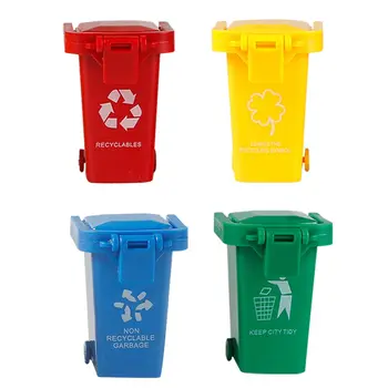 Çöp çöp tenekesi Kutusu Mini Kamyon Çocuklar Kaldırım Sıralama S Minyatür Kutuları Y Araçlar Sınıflandırma Eğitici Küçük